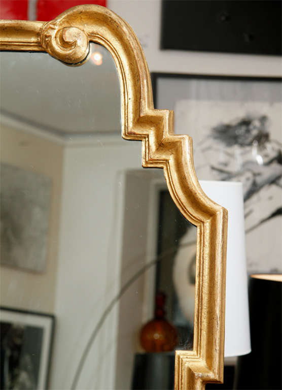 Mid-20th Century Gold Mirror For Sale